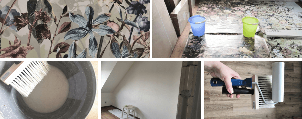 lepení vliesových tapet 