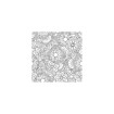 Samolepiace fólie GEKKOFIX 14155, tabuľové omaľovánky 67,5 cm x 1,5 m |  Biela s predtlačou kvetinových
