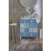 200-3273 Samolepiace fólie dc-fix biela a modrá mozaika šírka 45 cm