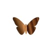 Nástenná 3D dekorácia Crearreda SD Bronze Butterflies 24013 Bronzoví motýle