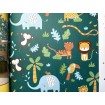 38115-1 A.S. Création detská vliesová tapeta na stenu Little Love 2026 zvieratkami z Afriky, veľkosť 10,05 m x 53 cm