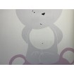 38136-2 A.S. Création detská vliesová tapeta na stenu Little Love 2026 s obrovským medvedíkom, veľkosť 10,05 m x 53 cm