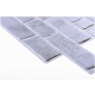 D0003 3D obkladový umývateľný panel PVC obklad tehly sivé, veľkosť 93,5 x 46,9 cm