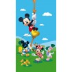 FCP L 6106 AG Design textilný foto záves detský obrazový Mickey on Rope - Mickey na lane Disney FCPL 6106 s úplným zatienením, veľkosť 140 x 245 cm