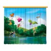 FCS XL 4317 AG Design textilný foto záves detský delený obrazový Fairies with Rainbow - Víly a dúha Disney FCSXL 4317, veľkosť 180 x 160 cm