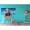 FTDN H 5370 AG Design detská vliesová fototapeta na stenu panoramatická Frozen Anna & Elsa, veľkosť 202 x 90 cm