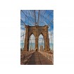 MS-2-0005 Vliesová obrazová fototapeta Brooklyn Bridge, veľkosť 150 x 250 cm