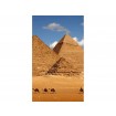 MS-2-0051 Vliesová obrazová fototapeta Egypt Pyramids, veľkosť 150 x 250 cm