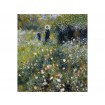 MS-3-0256 Vliesová obrazová fototapeta Woman a Garden - Pierre Auguste Renoir, veľkosť 225 x 250 cm