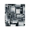 MS-3-0285 Vliesová obrazová fototapeta Metal Cubes, veľkosť 225 x 250 cm