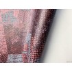 ONY305 Khroma ZOOM vliesová látková tapeta na stenu Onyx 2022 - Nubo Mahogany, veľkosť 10,05 m x 53 cm
