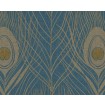 P492460011 A.S. Création vliesová tapeta na stenu Styleguide Design 2024 zámocký motív s pierkami, veľkosť 10,05 m x 53 cm