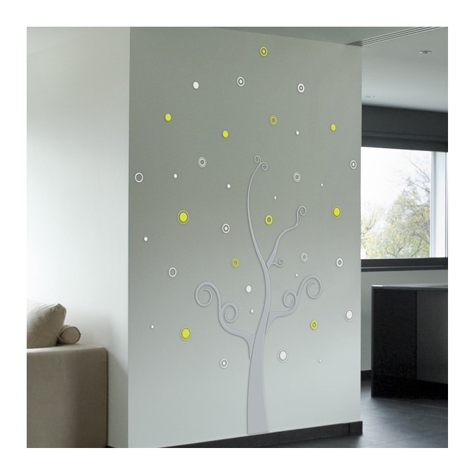 58505 Tree - 3D Samolepiace penová dekorácia na stenu Crearreda, veľkosť 70x47,5 cm