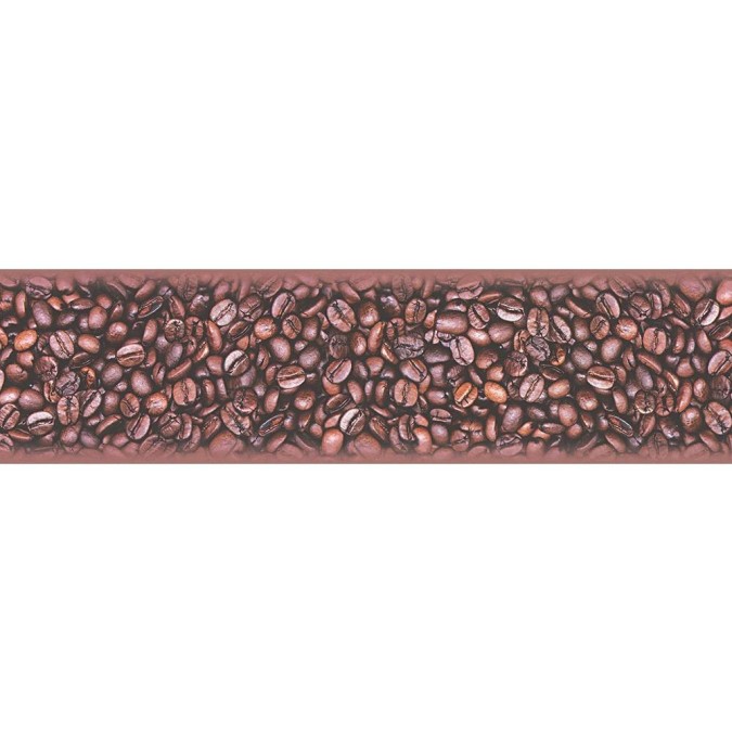 A.S. Création 312001 samolepicí dekorační bordura Kávová zrna, rozměry 5 x 0.13 m