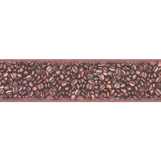 A.S. Création 312001 samolepicí dekorační bordura Kávová zrna, rozměry 5 x 0.13 m