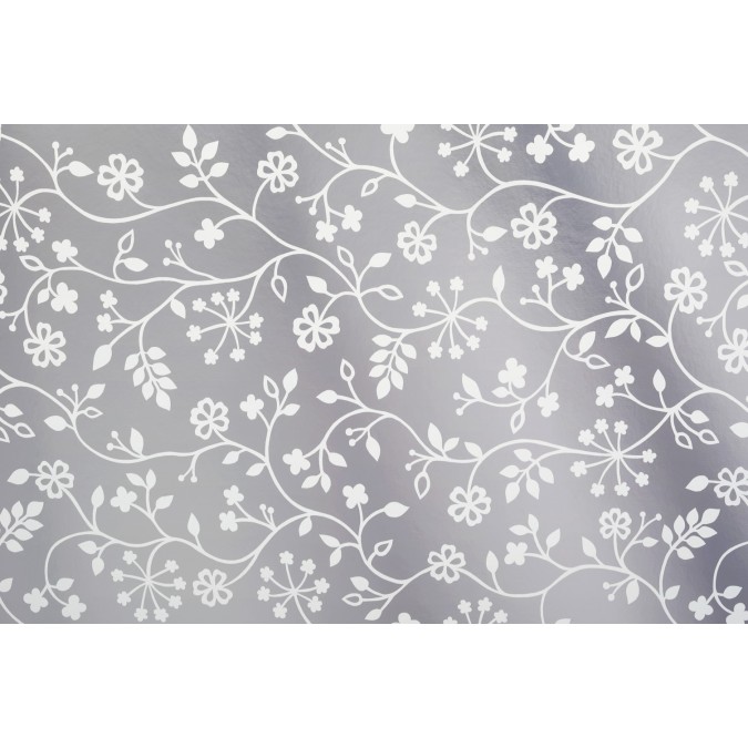 347-8036 Samolepiace fólie d-c-fix samolepiaca tapeta metalická, kvety, veľkosť 67,5 cm x 1,5 m
