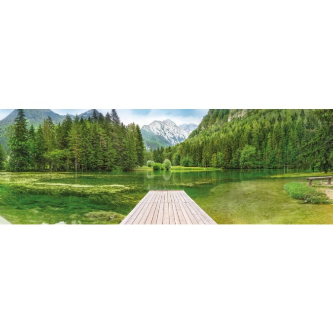 KOMR 835Obrazová panoramatická fototapeta Komar National Geographic Green Lake, veľkosť 368 x 127 cm