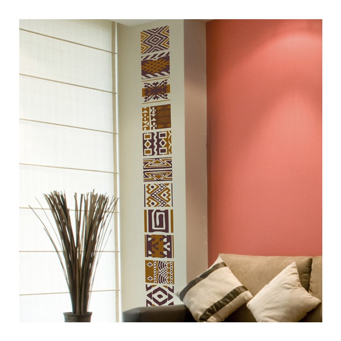 58104 Samolepiace dekorácie Crearreda Tribal samolepka na stenu, veľkosť 100x35 cm