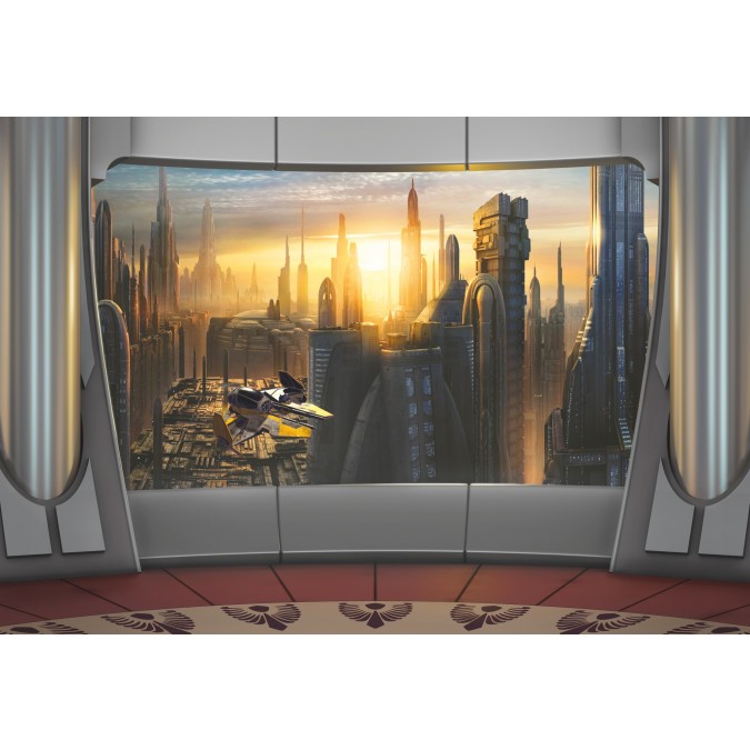 KOMR 384-8 Obrazová fototapety Komar Star Wars Coruscant View, veľkosť 368 x 254 cm