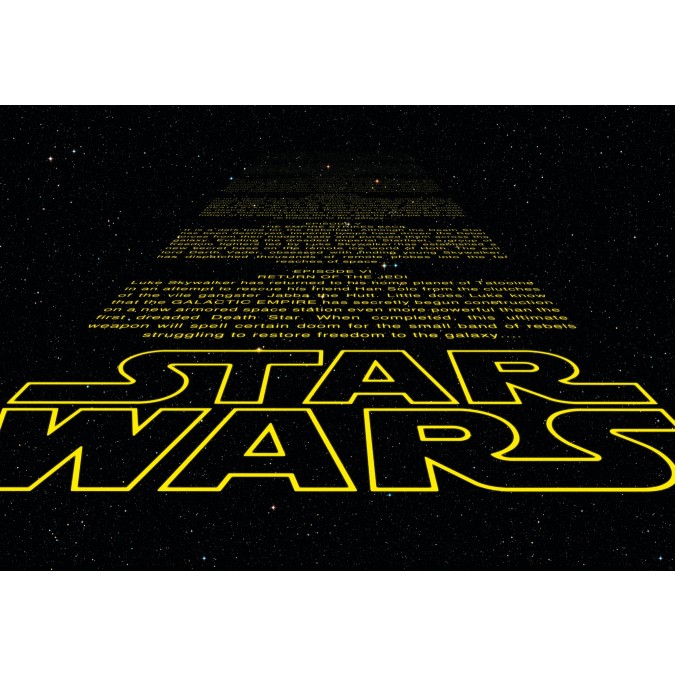 KOMR 784-8  Obrazová fototapety Komar Star Wars Intro, veľkosť 368 x 254 cm