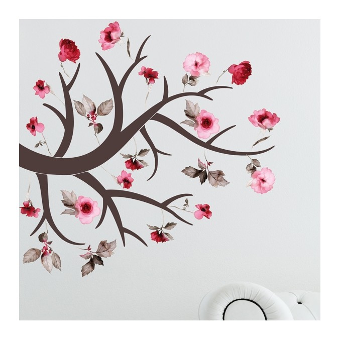 81001 Flowering Branch, samolepiace dekorácie Crearreda vetva, veľkosť 140x100cm