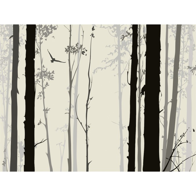 FTNS 1262 AG Design vliesová fototapeta 4-dielna Mystic Forest - Mystický les, veľkosť 360 x 270 cm