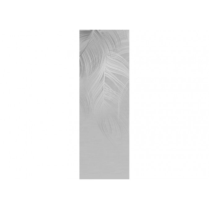 FTNVL 3726 AG Design vliesová fototapeta 1-dielna Grey Feather, veľkosť 90 x 270 cm