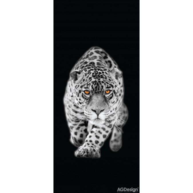 FTN V 2897 Obrazová vliesová fototapeta dverná FTNV2897 Leopard, veľkosť 90 x 202 cm