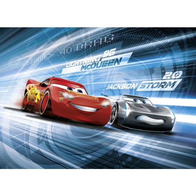 KOMR 324-4 Obrazová fototapeta Komar Disney, Cars3 Simulation 254 x 184 cm