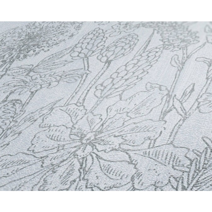 KT2-43873 A.S. Création dizajnová vliesová umývateľná tapeta na stenu s kvetinovým motívom Attraction 2023, veľkosť 10,05 m x 53 cm