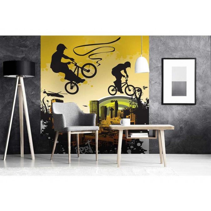 MS-3-0326 Vliesová obrazová fototapeta Bicycle, veľkosť 225 x 250 cm