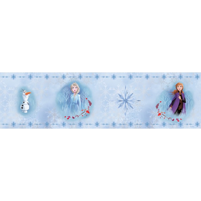WBD 8109 AG Design Samolepiaca bordúra Disney - Frozen, veľkosť 14 cm x 5 m
