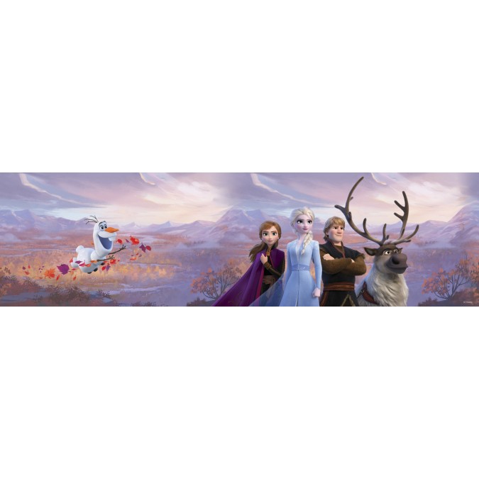 WBD 8112 AG Design Samolepiaca bordúra Disney - Frozen, veľkosť 14 cm x 5 m