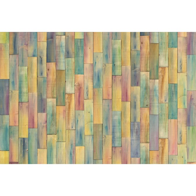 KOMR 820-4 XXL Vliesová fototapeta na stenu Komar Bazár - palubovky farebné, veľkosť 368x248 cm