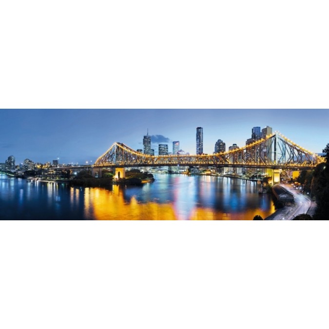 KOMR 010-2 XXL  Vliesová fototapeta Komar - Brisbane - most, veľkosť 368x124 cm