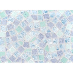 10201 Samolepiace fólia renovačné Gekkofix - Mozaika modrá, šírka 45 cm