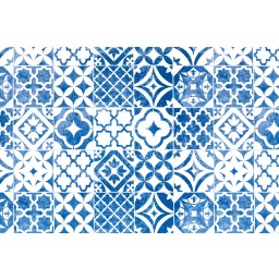 346-0710 Samolepiace fólie d-c-fix samolepiaca tapeta bielo-modrá mozaika veľkosť 45 cm x 2 m