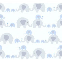 38113-1 A.S. Création detská vliesová tapeta na stenu Little Love 2026 slony, veľkosť 10,05 m x 53 cm
