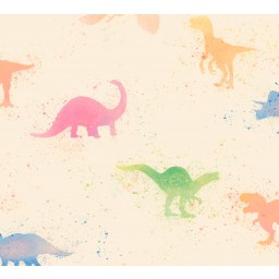 38146-1 A.S. Création detská vliesová tapeta na stenu Little Love 2026 dinosaury, veľkosť 10,05 m x 53 cm