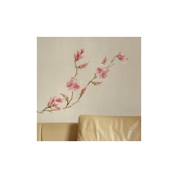 Samolepiaca dekorácia Crearreda WA S Magnolia 59155 Vetva kvitnúcej magnólie