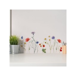Samolepiaca dekorácia Crearreda WA S Fields Flowers 59178 Poľné kvety