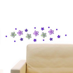 Kvety 59503 Samolepiace 3D nástenné dekorácie od spoločnosti Crearreda
