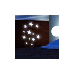Samolepiaca dekorácia Crearreda FM S Glow Star 59506 Svietiace hviezdy