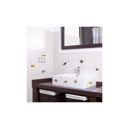 Samolepiace dekorácie Crearreda CR S Colourful Fishes 59604 Farebné rybičky