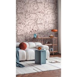 79145-7 Tapetový panel / vliesová tapeta, role 8,80x0,53 m, farba ružová, béžová