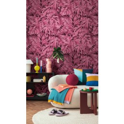 79145-8 Tapetový panel / vliesová tapeta, role 8,80x0,53 m, farba fialová, čierna, ružová