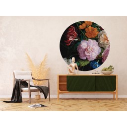 CR 3328 AG Design fototapety ekologická vliesová samolepiaca 2-dielna okrúhla Stály život, veľkosť 140x140 cm