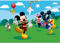 FTDN 5057 AG Design vliesová fototapet 4-dielna pre deti Mickey Mouse - Disney, veľkosť 360 x 270 cm