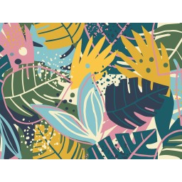 FTNS 1275 AG Design vliesová fototapeta 4-dielna Color Pop - farba pop, veľkosť 360 x 270 cm