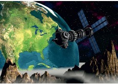 FTN S 2443 AG Design vliesová fototapeta 4-dielna Cosmos, veľkosť 360 x 270 cm